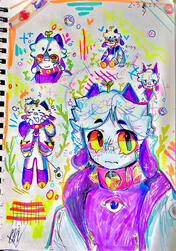 physical art, sketchpage