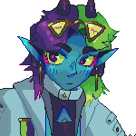 Pixel bust